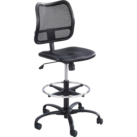 Safco CHAIR, EXTENDED HT VIN, BK SAF3395BV